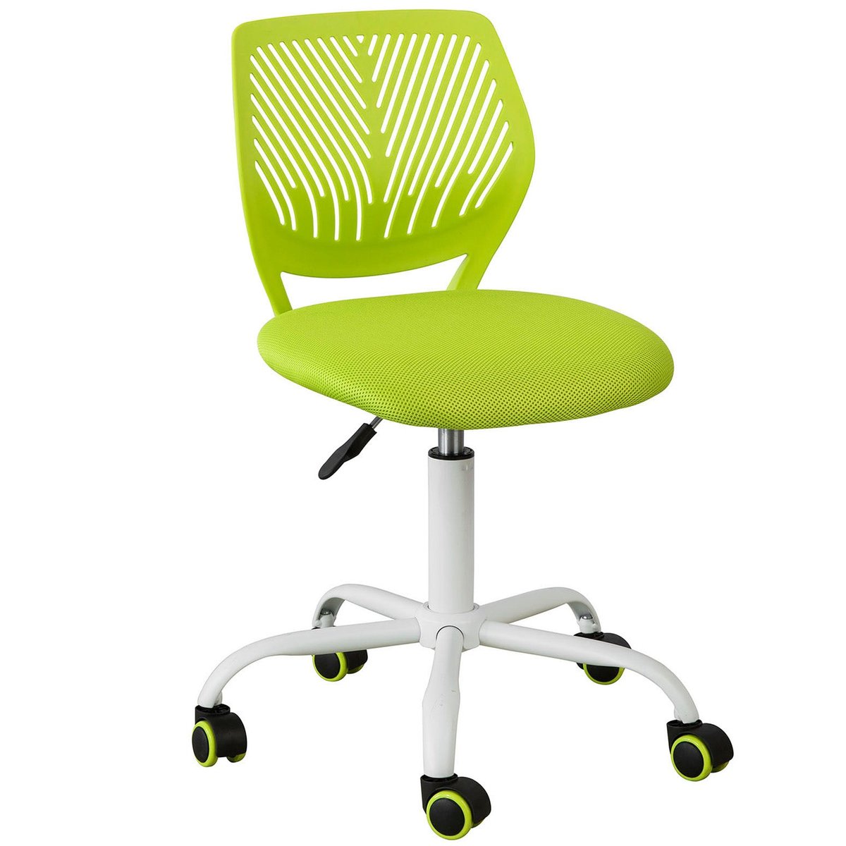 Фото - Комп'ютерне крісло Sobuy Ergonomiczne Krzesło Biurowe Obrotowe Oparcie na Kołach Zielony FST6 