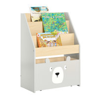 SoBuy Regał na książki dla dzieci Skrzynie i pudła na zabawki KMB104-HG