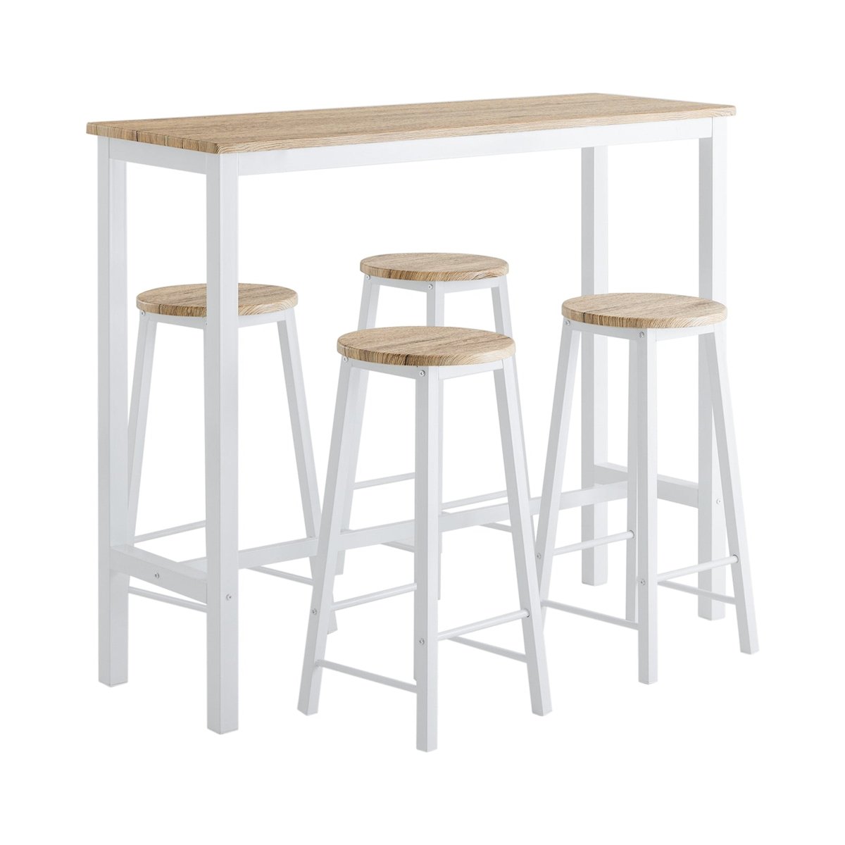 Zdjęcia - Stół kuchenny Sobuy Stół z krzesłami do jadalni kuchni OGT22-WN 