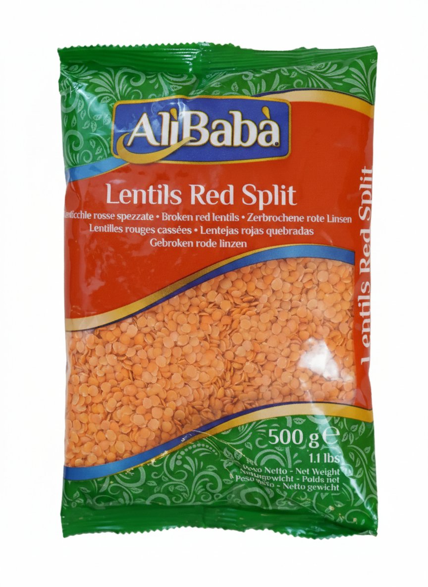 Soczewica czerwona Red Split Lentils Ali Baba 500 g - Alibaba | Sklep ...