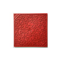 SodaPup - Emat Bones Red Large - Mata spowalniająca jedzenie psa