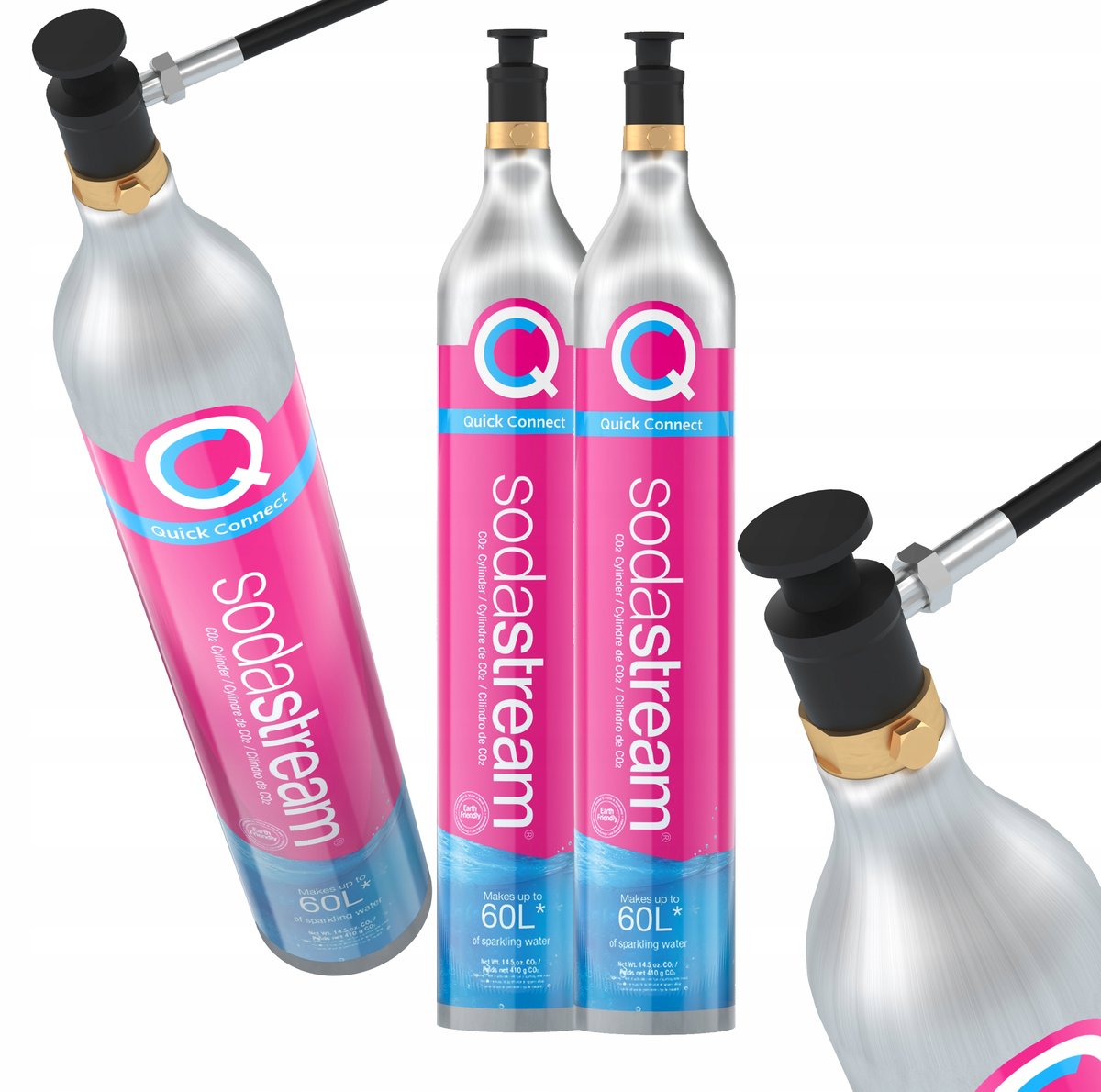 Sodastream Gaz Do Nabóju Co2 Różowy Nabicie Butli Wessper Sklep