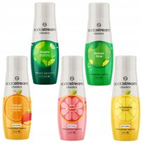 Sodastream Lemonlime + Lemonade + Grapefruit + Orange-Mango + Mojito Syropy