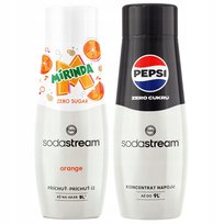 SODASTREAM Mirinda Zero + Pepsi Zero zestaw syropów do saturatora 2 szt.