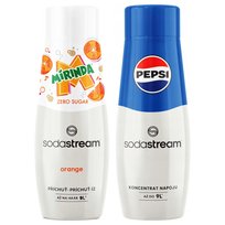 SODASTREAM Mirinda Zero + Pepsi zestaw syropów do saturatora 2 szt.