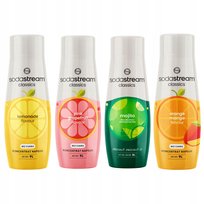 SODASTREAM Orange-Mango+ Lemonade+ Grapefruit+ Mojito syropy do saturatora