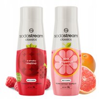 SodaStream Syrop do Saturatora Malina Zero + Grapefruit Grejpfrut Bez Cukru