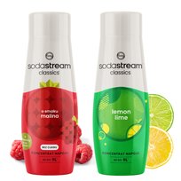 SodaStream Syropy do Saturatora Malina Zero Cukru + Lemon Lime Koncentrat