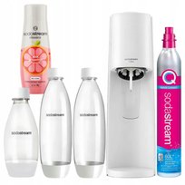 SODASTREAM TERRA Saturator zestaw 2 Butelki 1L + Butelka 0.5l + Grapefruit