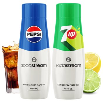 SodaStream Zestaw Koncentratów PEPSI + 7UP Syropy do Saturatora - SodaStream