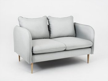 Sofa 2-osobowa INSTIT POSH WOOD, szara, 90x145x89 cm - Instit