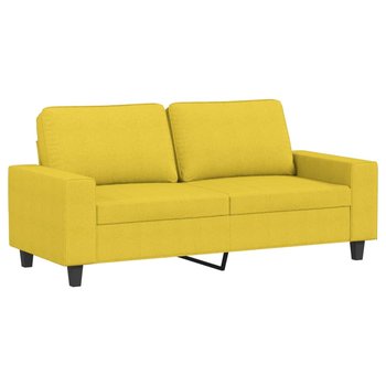 Sofa 2-osobowa jasnożółta 174x77x80 cm - Zakito Europe