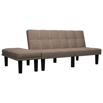 Sofa 2-osobowa vidaXL, brązowa - vidaXL