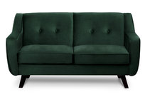 Sofa 2 TERSO ciemny zielony, 146x81x89, tkanina Konsimo