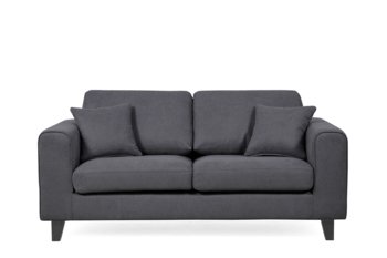 Sofa 2 TIKO *ciemny szary, 178x86x92, tkanina/metal/drewno/plastik  - Konsimo