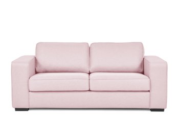 Sofa 3 BINTU *różowy, 199x87x94, tkanina/metal/drewno/plastik  - Konsimo