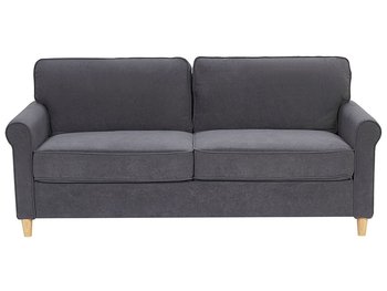 Sofa 3-osobowa BELIANI Ronneby, ciemnoszara, 88x190x78 cm - Beliani