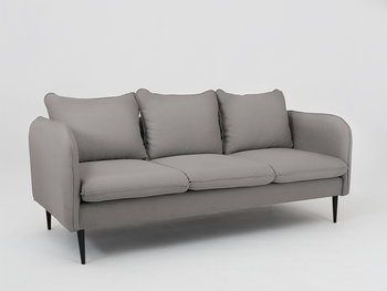 Sofa 3-osobowa INSTIT POSH BLACK, stalowa, 90x145x89 cm - Instit