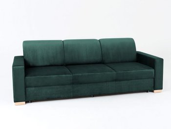 Sofa 3-osobowa INSTIT STABLE, ciemnozielona, 82x232x95 cm - Instit