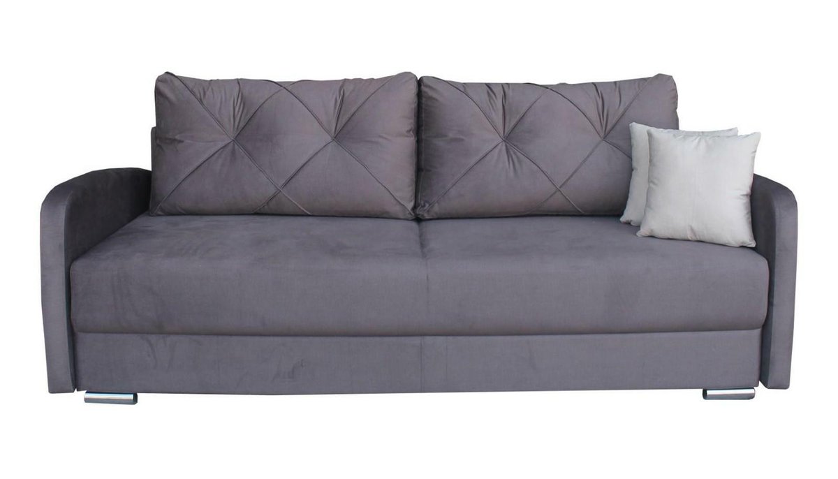 Sofa Braga z funkcją spania brązowa Intesi Sklep