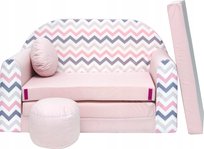 Sofa Dla Dzieci Kanapa Rozkładana Mała Mini Miękka Dziecięca Funkcja Spania