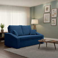 Sofa DORMA z funkcją spania, Granatowa