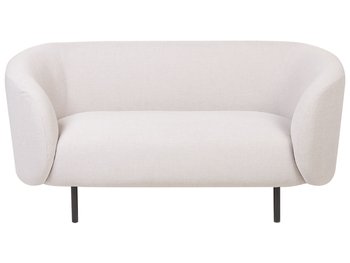 Sofa dwuosobowa tapicerowana beżowa LOEN - Beliani