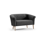 Sofa ESPERO z guzikami  styl skandynawski welur Inna marka