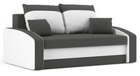 Sofa Hewlet z Funkcją Spania Łóżko Rozkładana, Szary-Biały