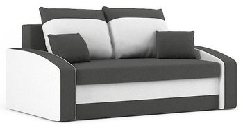 Sofa Hewlet z Funkcją Spania Łóżko Rozkładana, Szary-Biały - Adams Group