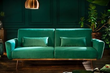 Sofa INVICA INTERIOR BELLEZZA, zielona, 208x102x84 cm - Invicta Interior