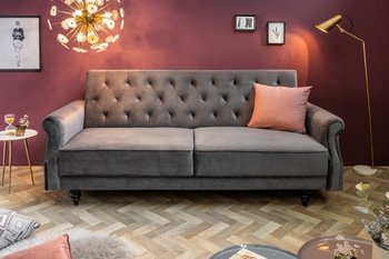 Sofa INVICA INTERIOR MAISON, szara, 220x95x88 cm - Invicta Interior