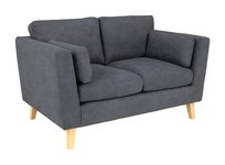 Sofa kanapa Aida 2-osobowa skandynawska szara - wygodna i stylowa do salonu