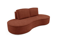 Sofa Kanapa MOLLY , Bonell okrągłe kształty , zaokrąglona Sofello