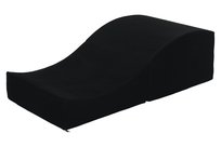 Sofa miłości do seksu kanapa pufa składana rozkładana wyprofilowana Sofa miłości do seksu kanapa pufa składana rozkładana wyprofilowana (kolor: czarny) Velinda