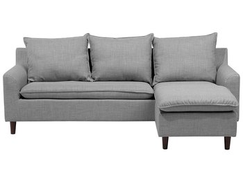 Sofa narożna BELIANI Elvenes, szara, 69x206x140 cm - Beliani