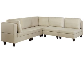 Sofa narożna BELIANI Fevik, beżowa, 72x234x155 cm - Beliani