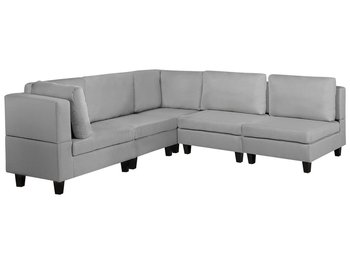Sofa narożna BELIANI Fevik, jasnoszara, 72x234x155 cm - Beliani