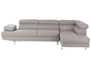 Sofa narożna BELIANI Norrea, jasnoszara, 72x261x193 cm - Beliani