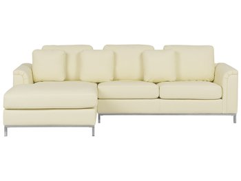 Sofa narożna BELIANI Oslo, 64x270x151 cm, beżowy - Beliani