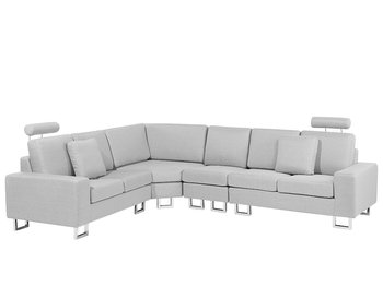 Sofa narożna BELIANI Stockholm, jasnoszara, 103x293x238 cm - Beliani