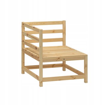 Sofa Narożna Ogrodowa Drewniana Narożnik Lewy Sosnowy na Taras Balkon - inna (Inny)