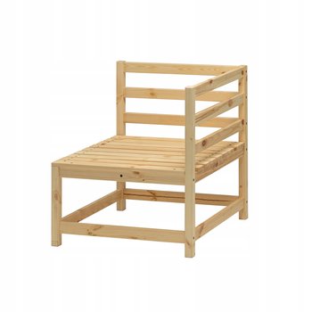 Sofa Narożna Ogrodowa Drewniana Narożnik Prawy Sosnowy na Taras Balkon - inna (Inny)