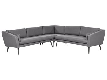 Sofa ogrodowa modułowa 5-osobowa szara LORETELLO - Beliani