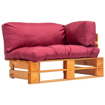 Sofa ogrodowa z palet 2-osobowa, 110x66x65 cm, cze - Zakito Europe