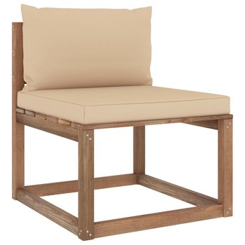 Sofa ogrodowa z palet - brązowa, 60x64x70 cm / AAALOE - Inny producent