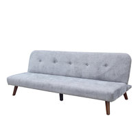 Sofa RINKO sofa 3-osobowa, z funkcją spania, ciemnoszara 195x81x74 cm HOMLA