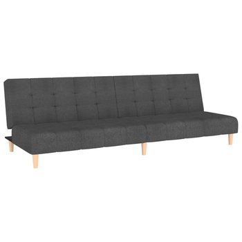 Sofa rozkładana 2-osobowa, ciemnoszary, 200x84,5x6 - Zakito Europe
