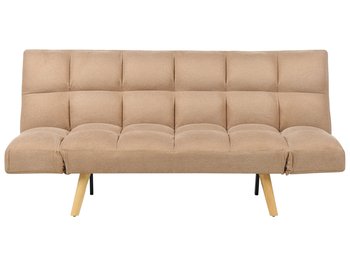Sofa rozkładana brązowa INGARO - Beliani