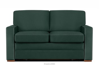 Sofa rozkładana do przodu z wygodnym wysokim oparciem zielona EMBER - Konsimo